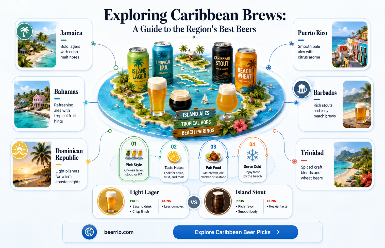 what beer is made in the caribbean
