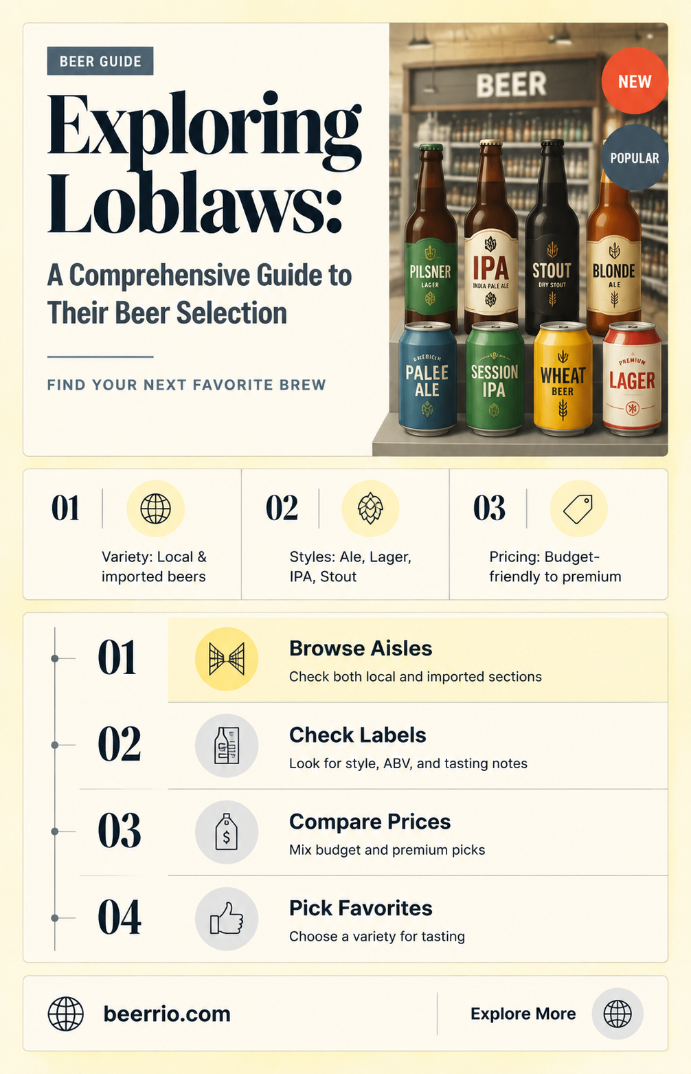 does loblaws sell beer