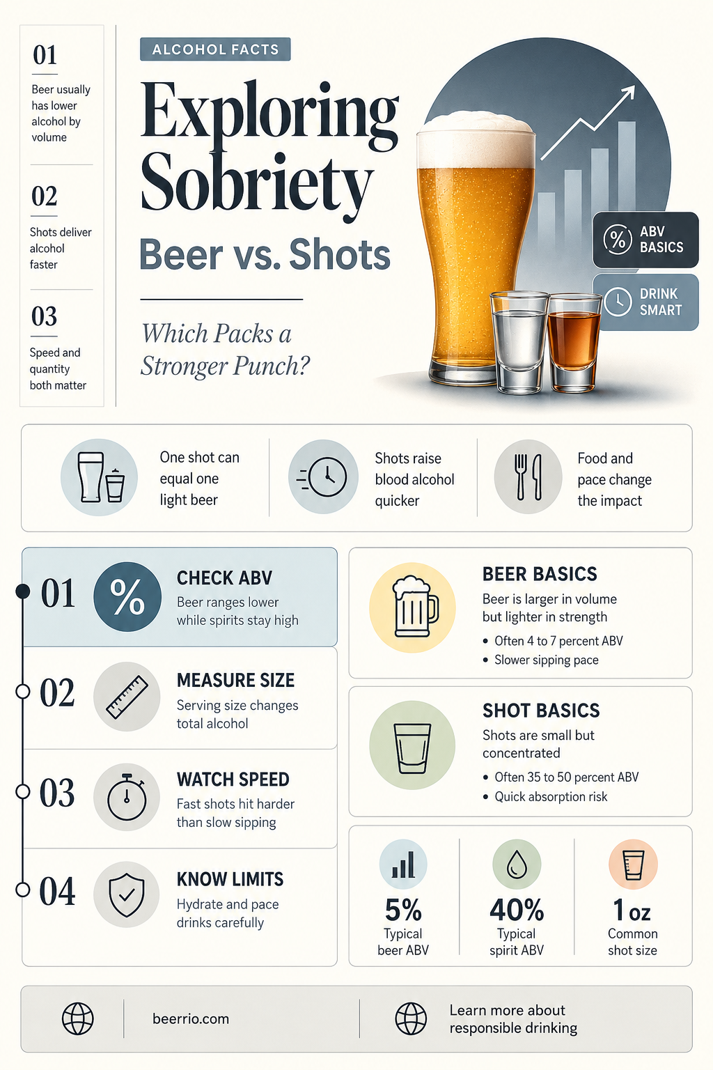 what gets your more drunk a beer or a shot