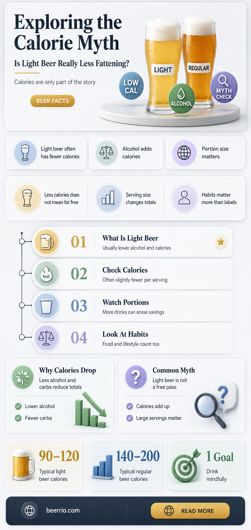 is light beer less fattening