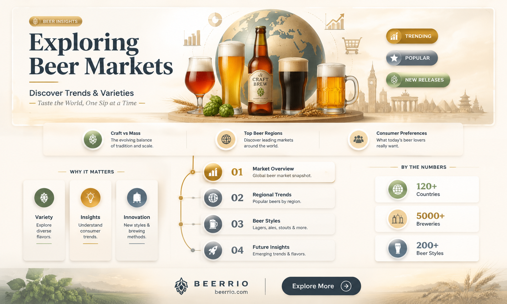 are there different markets for beer