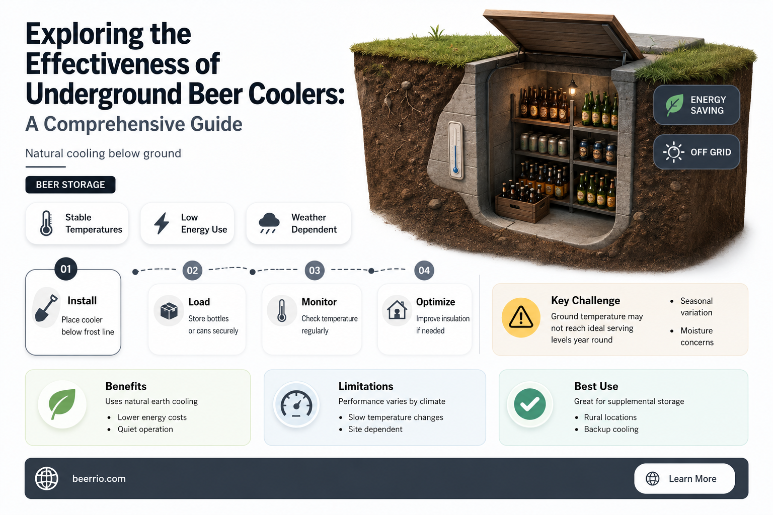 do underground beer coolers work