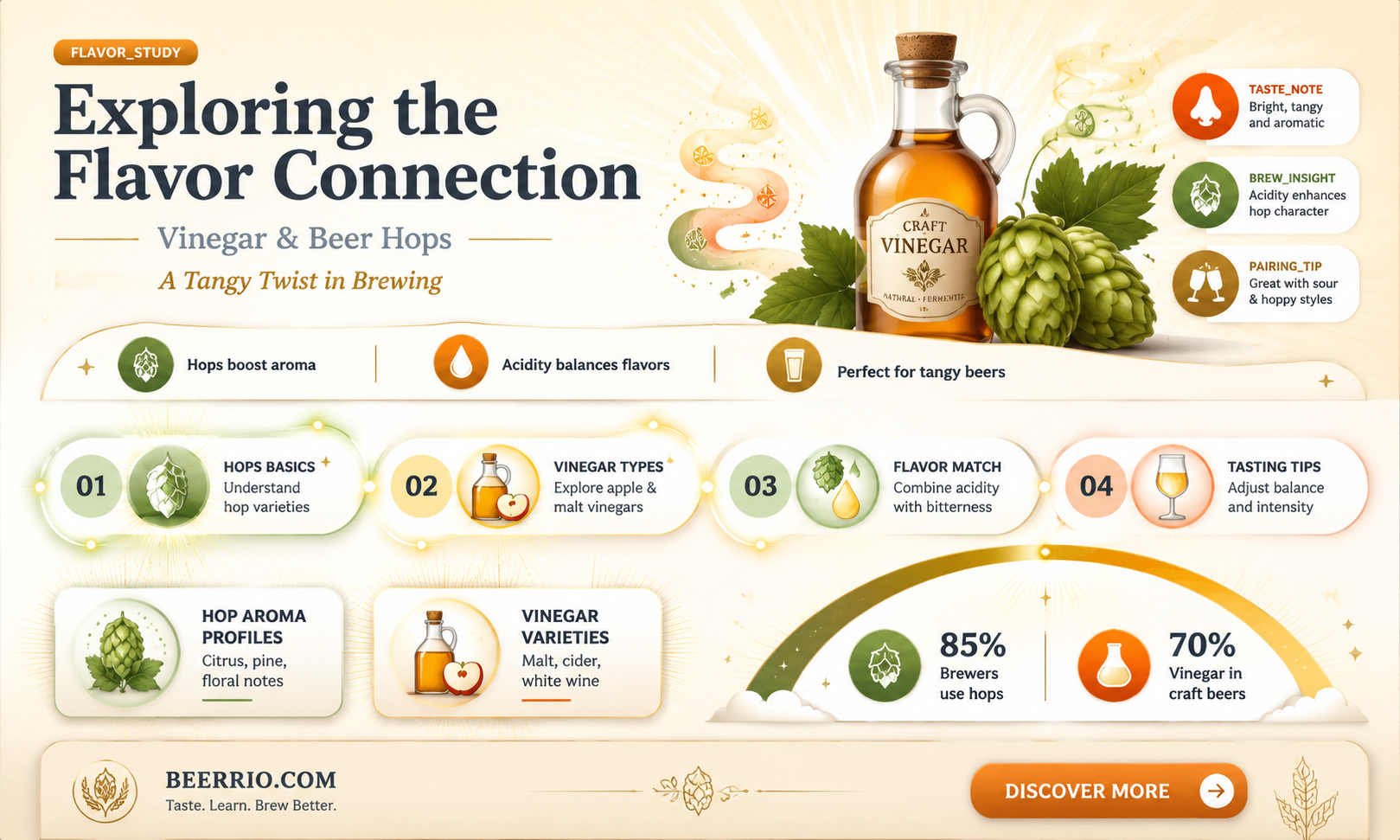 are the same hops that are in vinegar in beer
