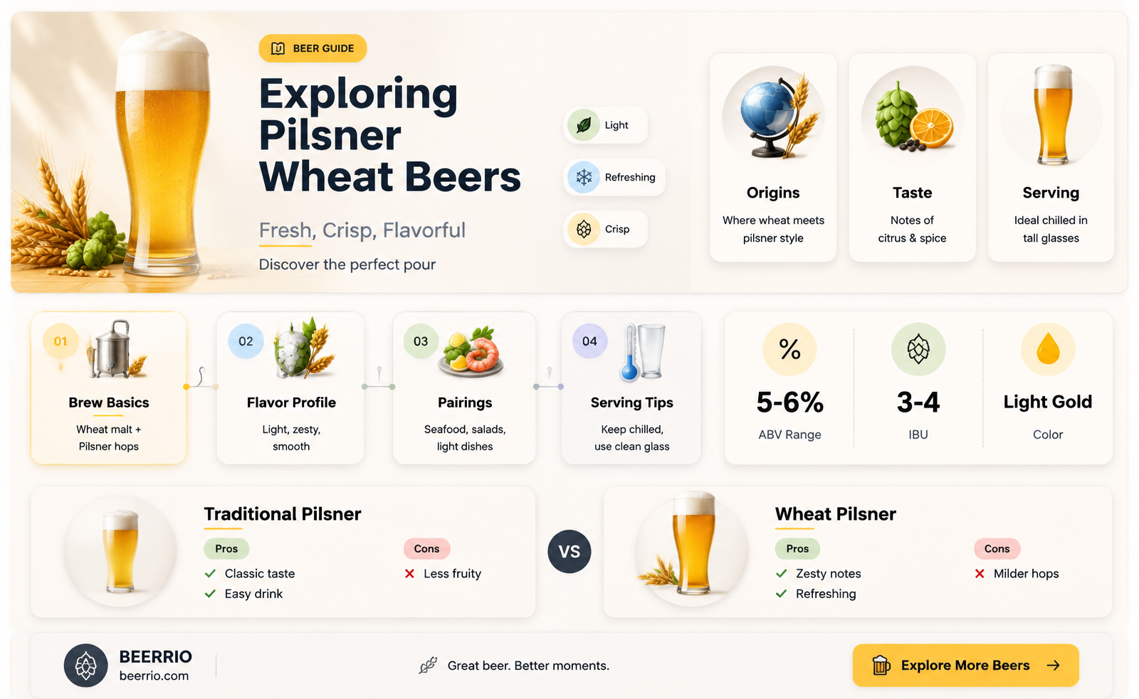 are pilser wheat beer