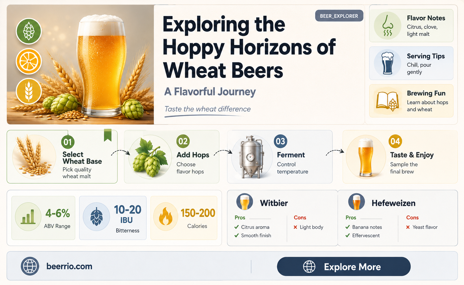 are wheat beers hoppy