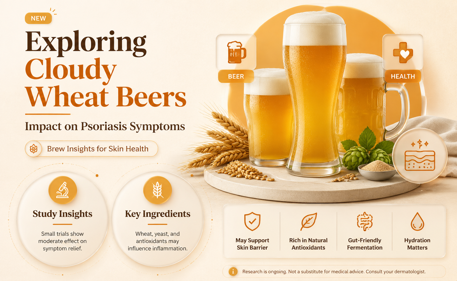 are cloudy wheat beers worse for psoriasis