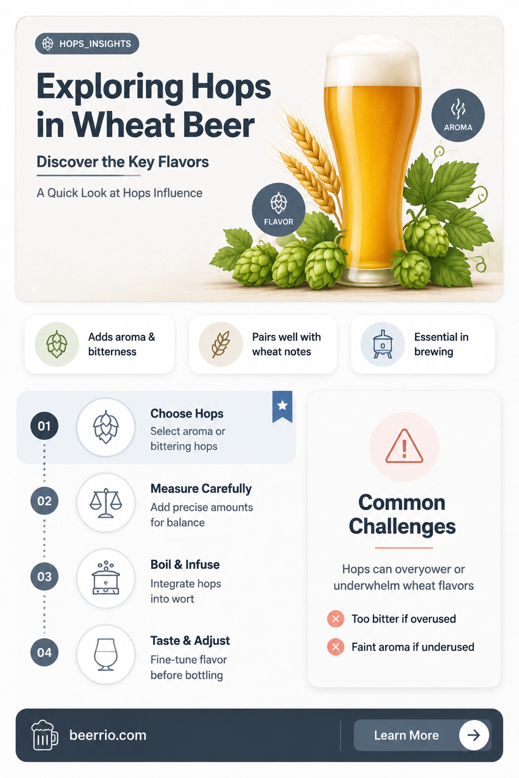 are there hops in wheat beer