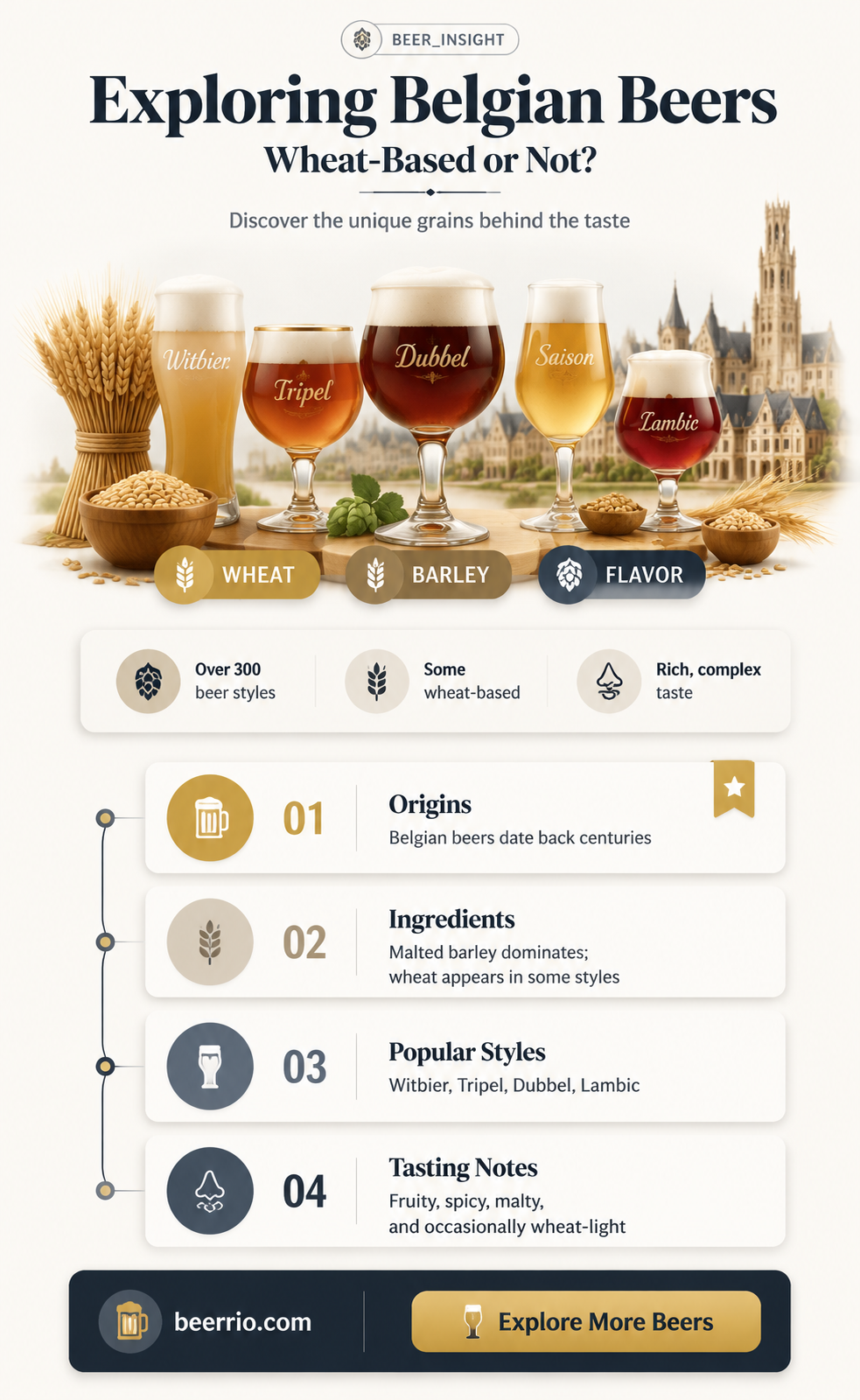 are belgian beers wheat