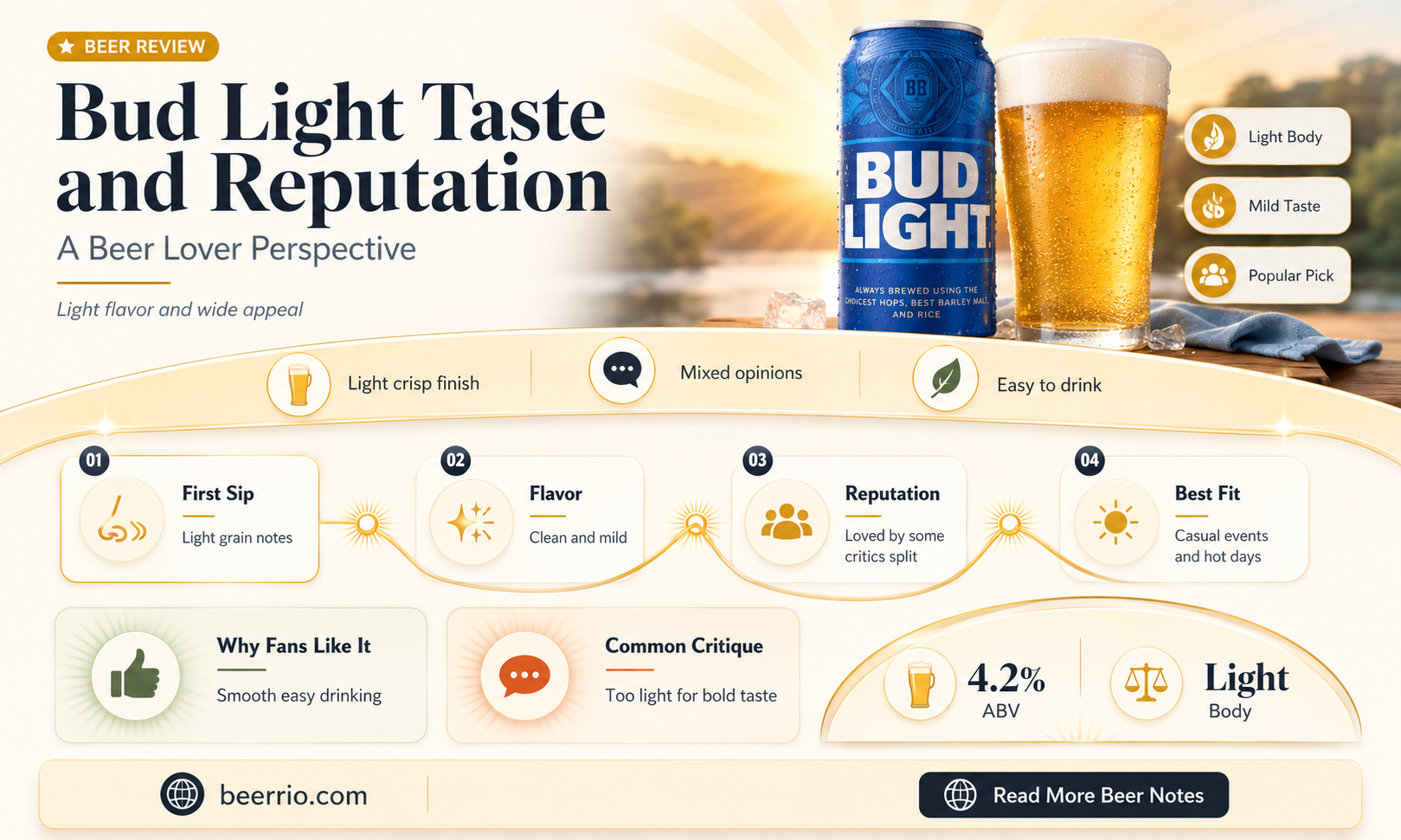is bud light a good beer