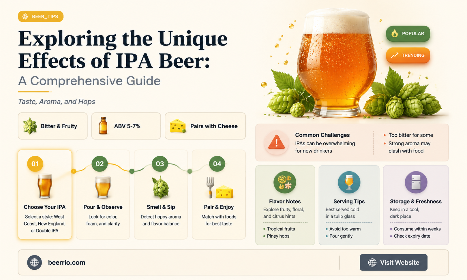 does ipa beer effect differently