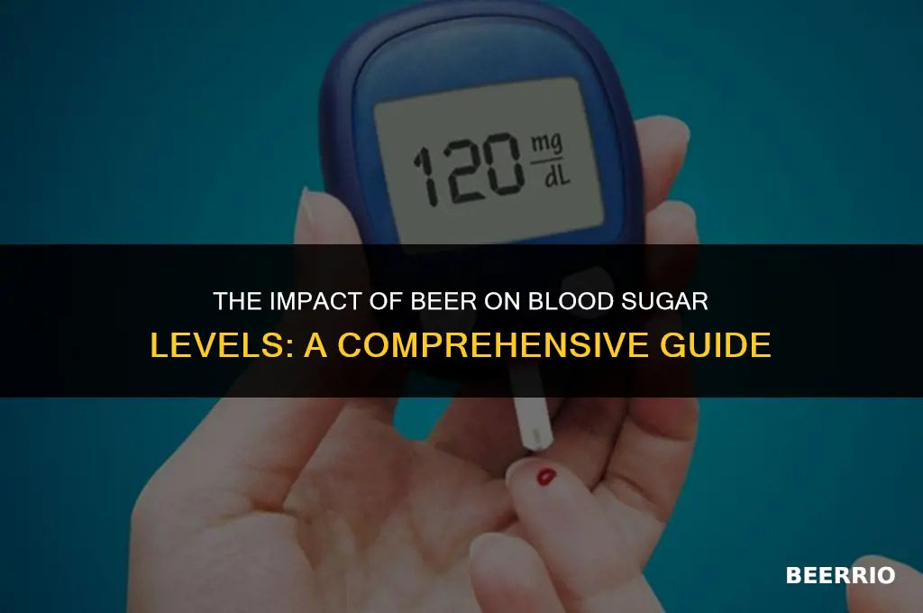 how does beer affect blood sugar