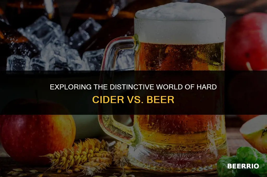 how is hard cider different from beer