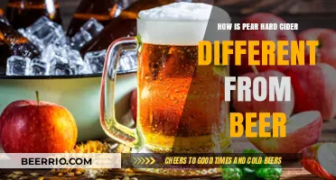 Exploring the Unique Flavors: Pear Hard Cider vs. Beer