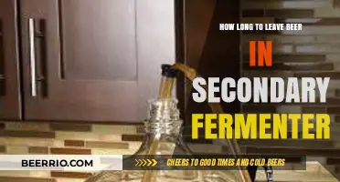 Perfecting the Brew: Optimal Secondary Fermentation Time for Beer
