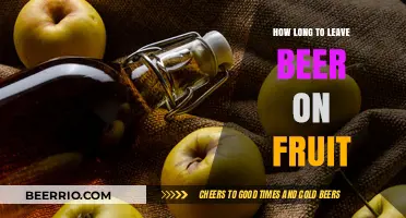 Infusing Flavor: The Perfect Timing for Beer-Soaked Fruit