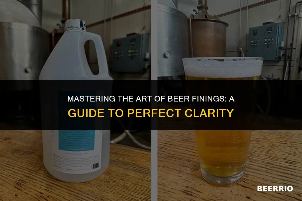 how long to leave finings in beer