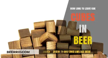Perfecting the Infusion: Oak Cubes in Beer Duration Guide