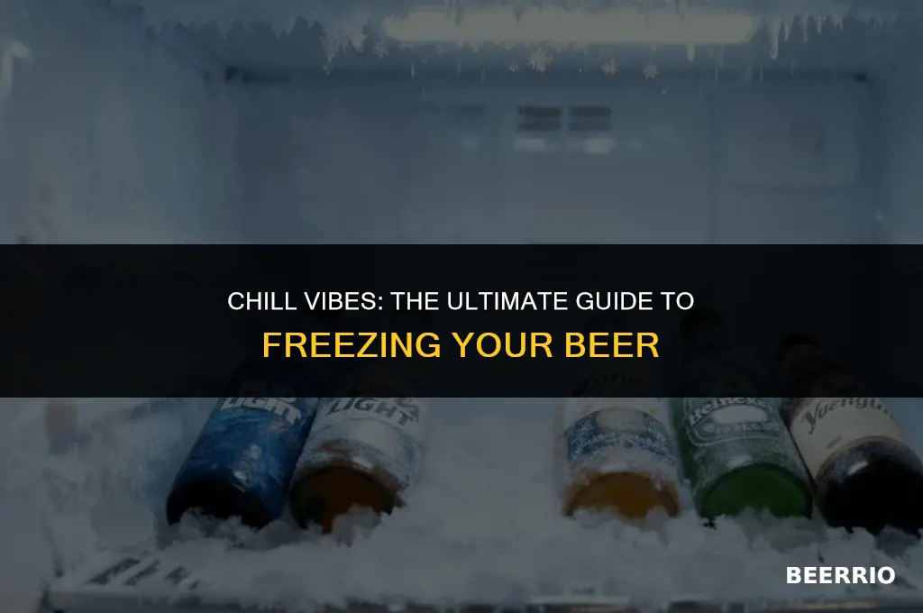 how long to let beer chill in freezer