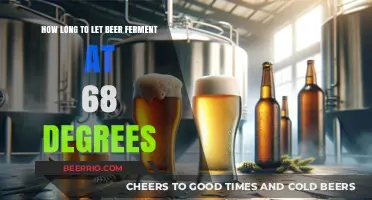 Fermentation Fundamentals: Optimal Time for Beer at 68°F