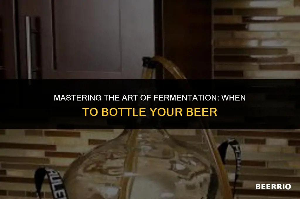 how long to let beer ferment before bottling