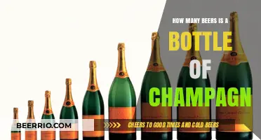 Exploring the Equivalence: Beers vs. a Bottle of Champagne