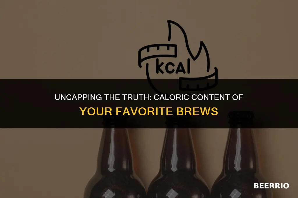 how many calories in a bottle of beer