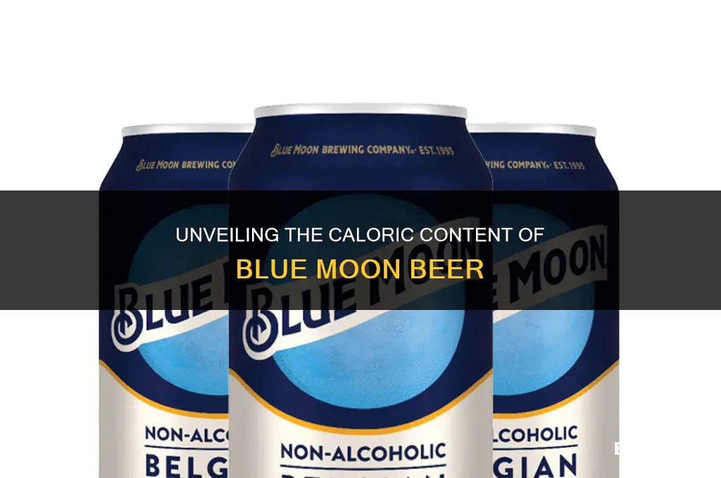 how many calories in a bottle of blue moon beer