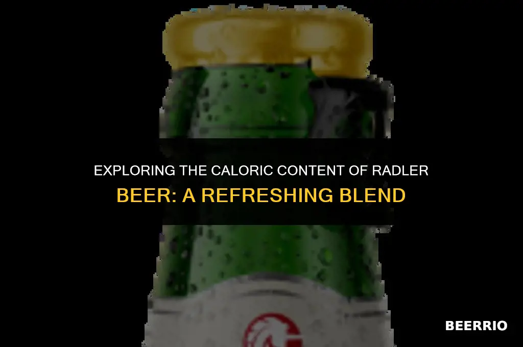 how many calories in a radler beer