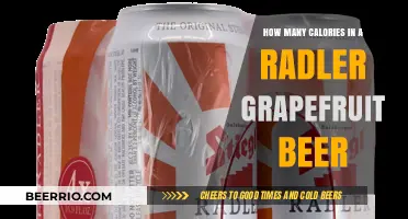 Savoring Summer: The Caloric Scoop on Radler Grapefruit Beer