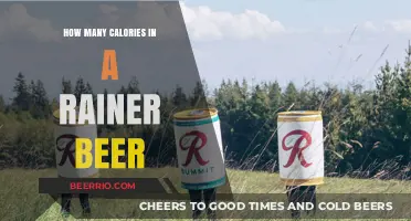Exploring the Caloric Content of Rainier Beer: A Nutritional Insight