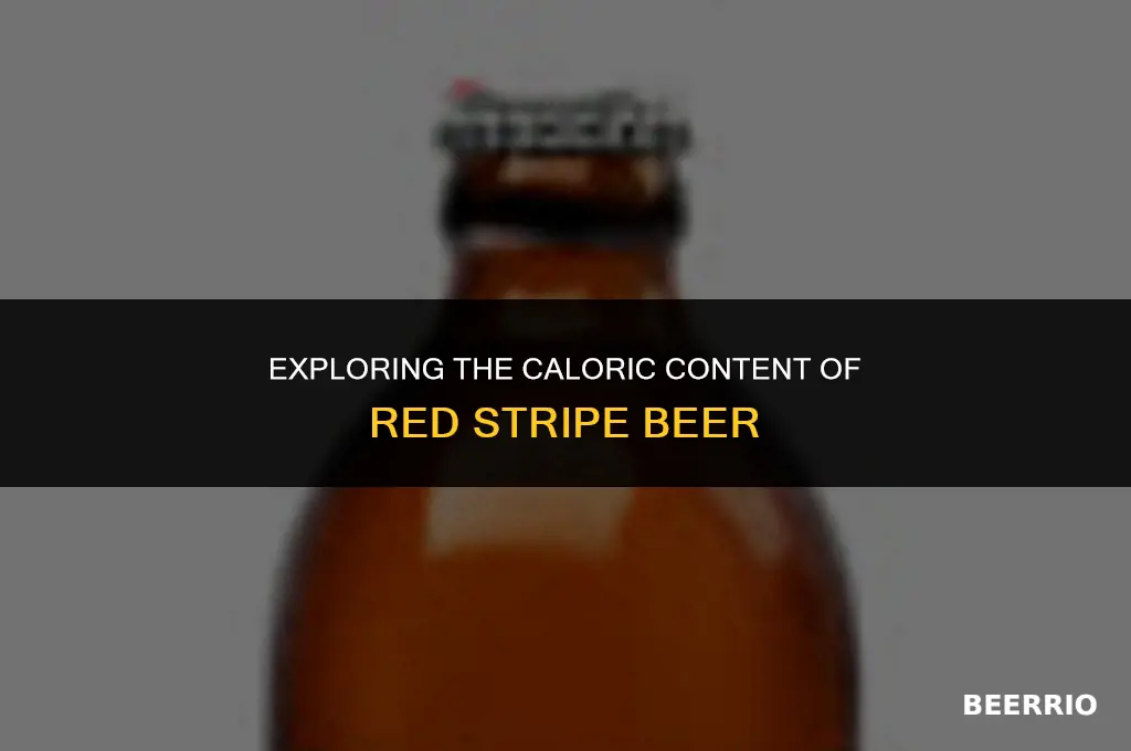 how many calories in a red stripe beer