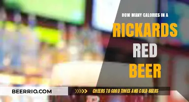 Exploring the Caloric Content of Rickard's Red Beer