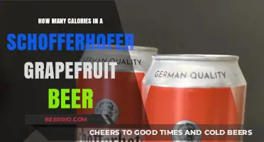 Exploring the Caloric Content of Schofferhofer Grapefruit Beer