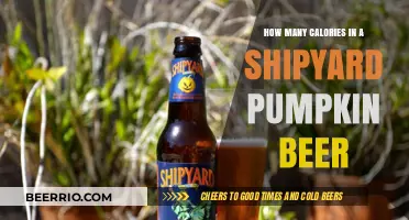 Exploring the Caloric Content of Shipyard Pumpkin Beer