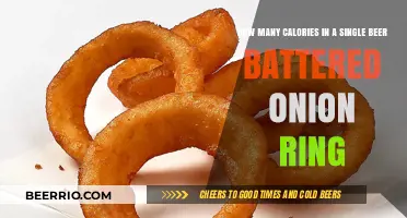Crunchy Delight: Calorie Count of a Beer-Battered Onion Ring