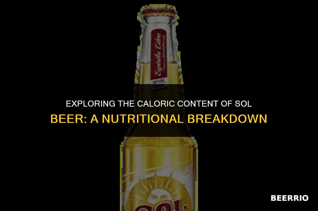 how many calories in a sol beer