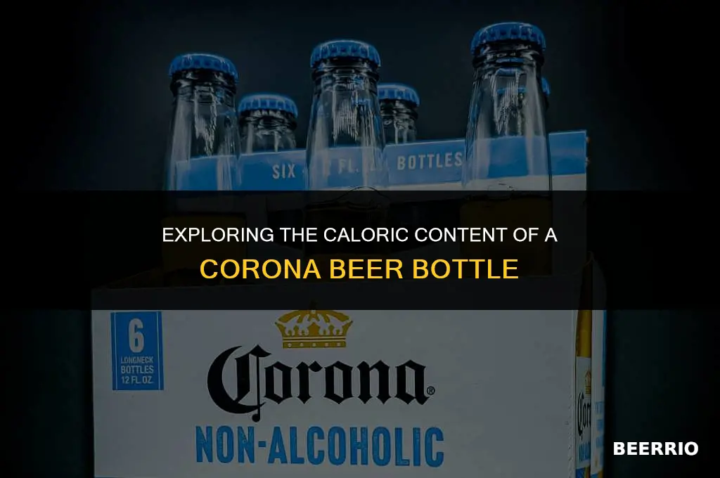 how many calories in corona beer bottle