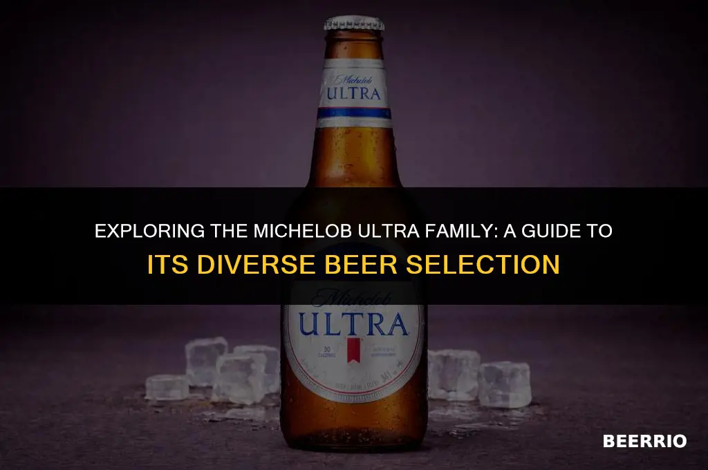 how many different beers are in the michelob ultra family