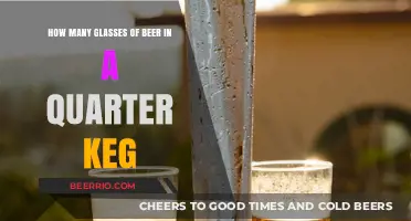 Sipping Sense: How Many Glasses of Beer Does a Quarter Keg Hold?