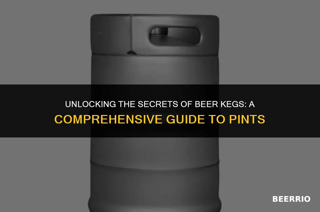 how many pints in a 22 keg of beer