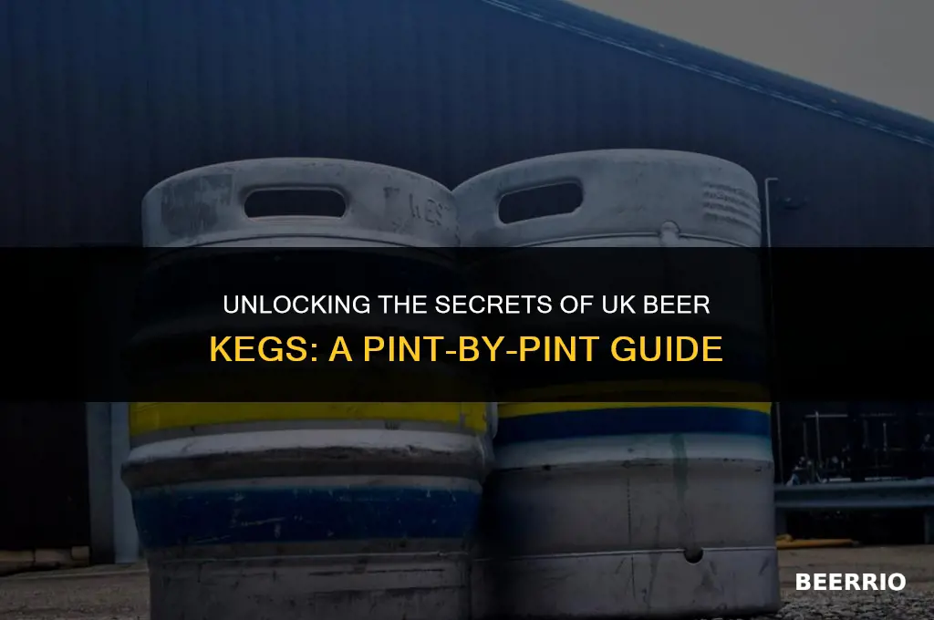 how many pints in a keg of beer uk