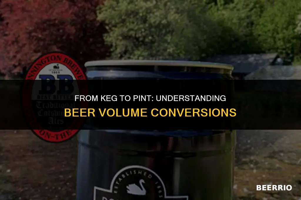 how many pints of beer in a 5 gallon keg