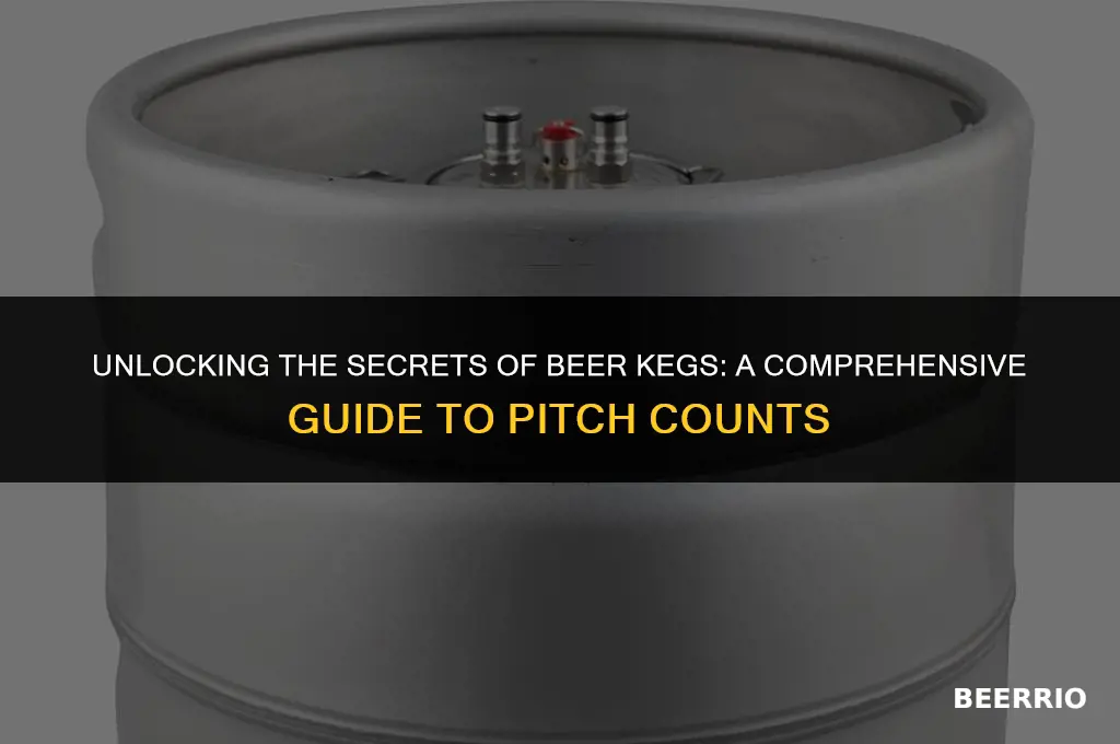 how many pitches in a keg of beer