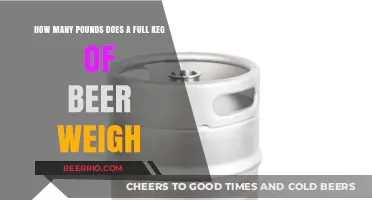 The Weight of a Full Keg of Beer: A Comprehensive Guide
