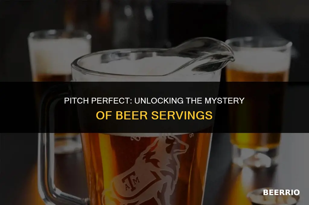 how many servings in a pitcher of beer