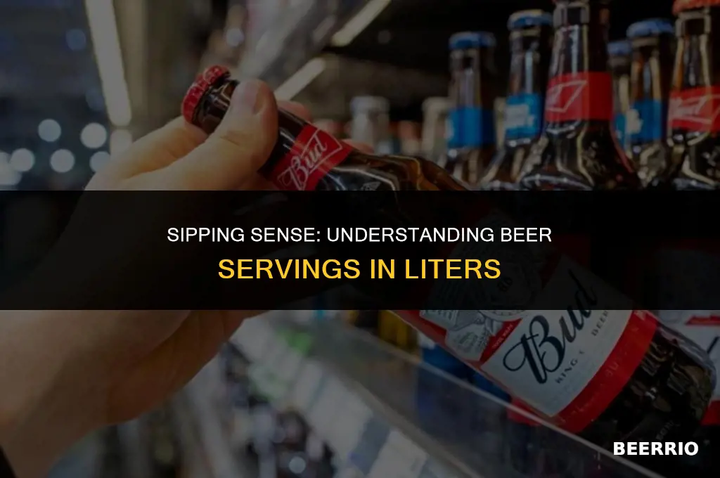 how many servings is 5 liters of beer