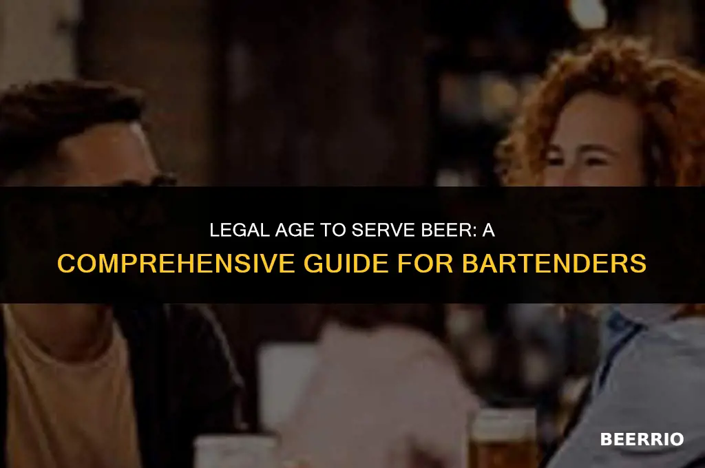 how old to serve beer