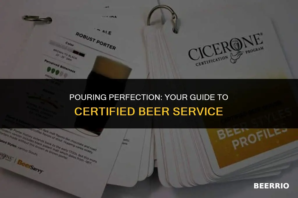 how to become a certified beer server