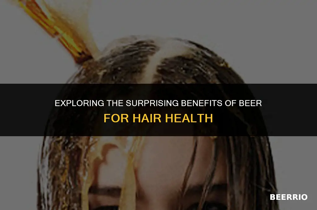 is beer healthy for your hair