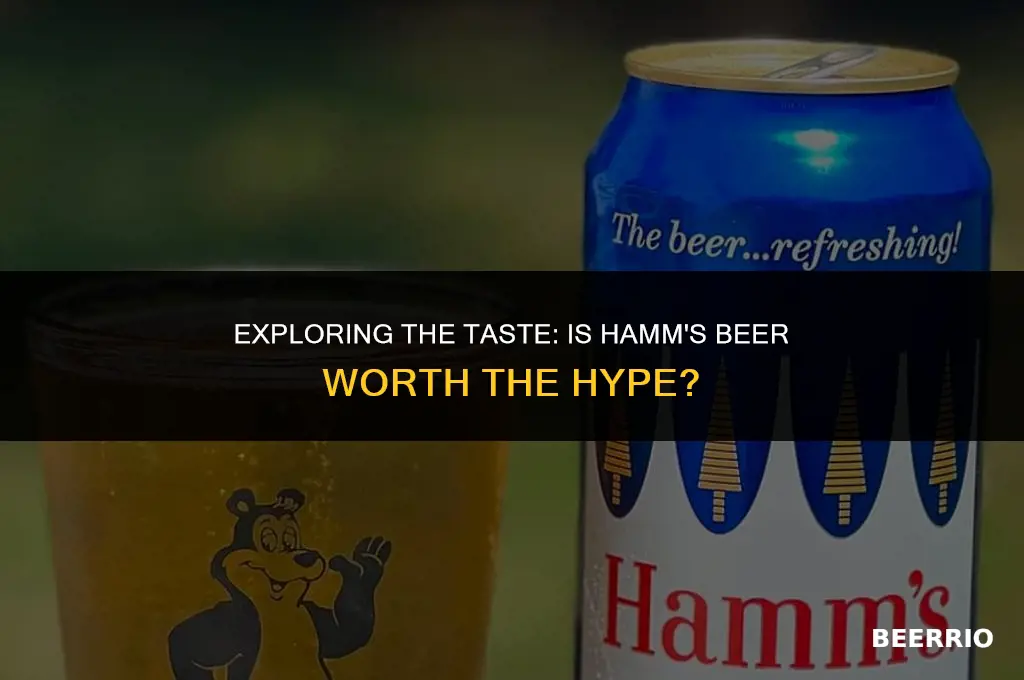 is hamms beer good